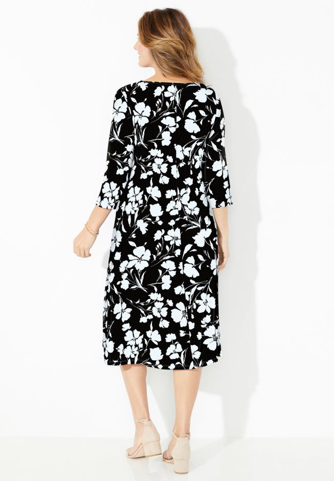 Strawbridge Fit & Flare Dress image number 2