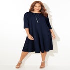 Strawbridge Fit & Flare Dress image number 0