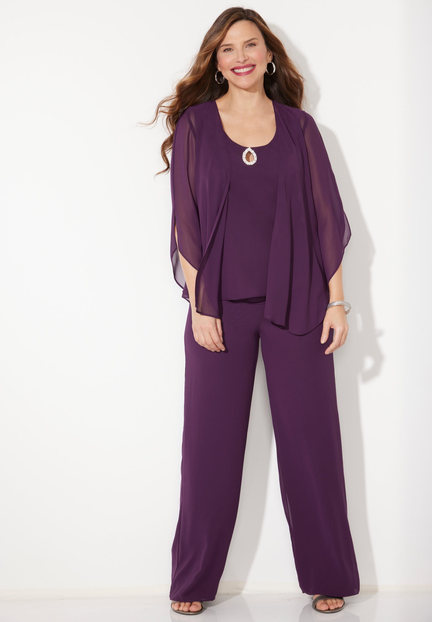 Accolades Georgette Pant Set image number 0