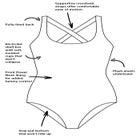 Chlorine Resistant Crossback One Piece Swimsuit image number null