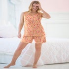 2-Piece Sleeveless Tee and Shorts PJ Set image number null