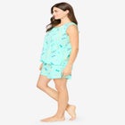 2-Piece Sleeveless Tee and Shorts PJ Set image number null