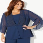 Masquerade Beaded 3-Piece Pant Suit image number null