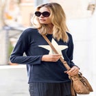 Star Applique Sweater image number null