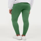 Cotton Spandex Elastic Waist Full Length Leggings image number null
