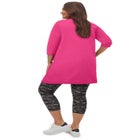 French Terry Zip Pocket Tunic image number null