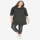 French Terry Zip Pocket Tunic image number null