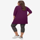 French Terry Zip Pocket Tunic image number null