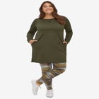 French Terry Tunic Dress image number null