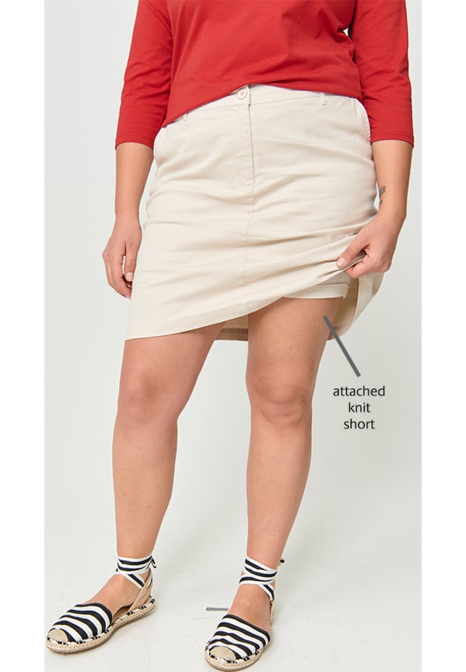 Stretch Chino Skort image number 4