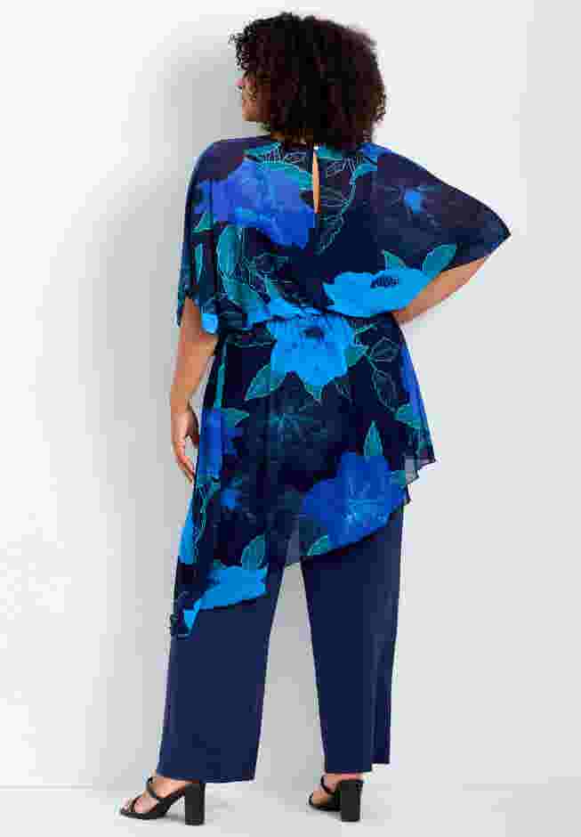 Mesh Overlay Jumpsuit image number 1