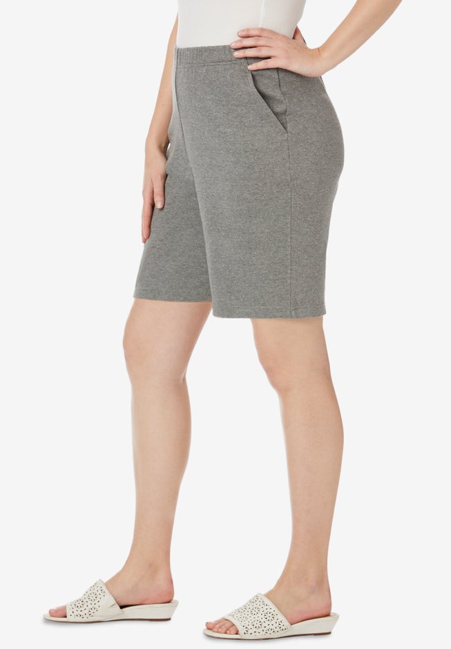 Soft Ease Knit Shorts image number 2