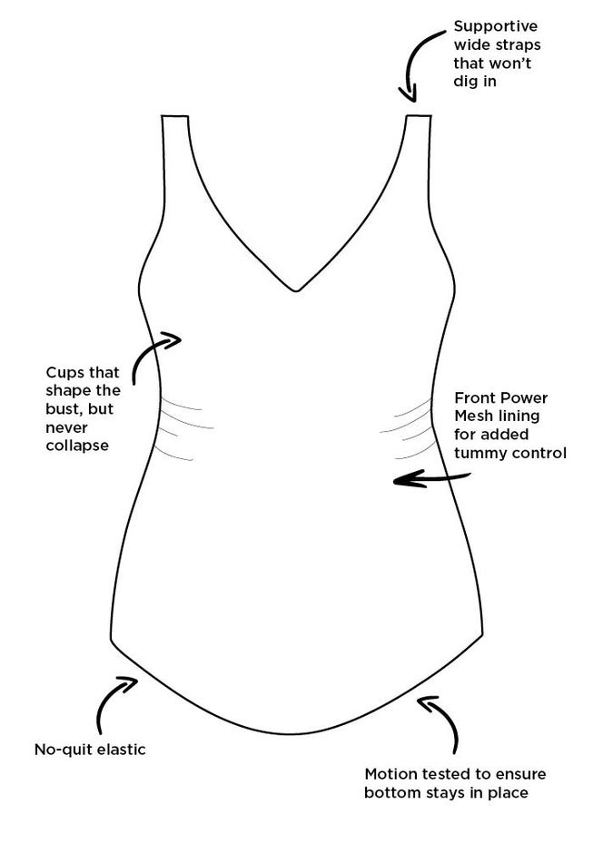 Dotted Sarong Front One Piece Swimsuit image number 4