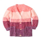 Ombre Shaker Cardigan Sweater image number null