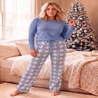Satin Trim Sleep Tee image number 7