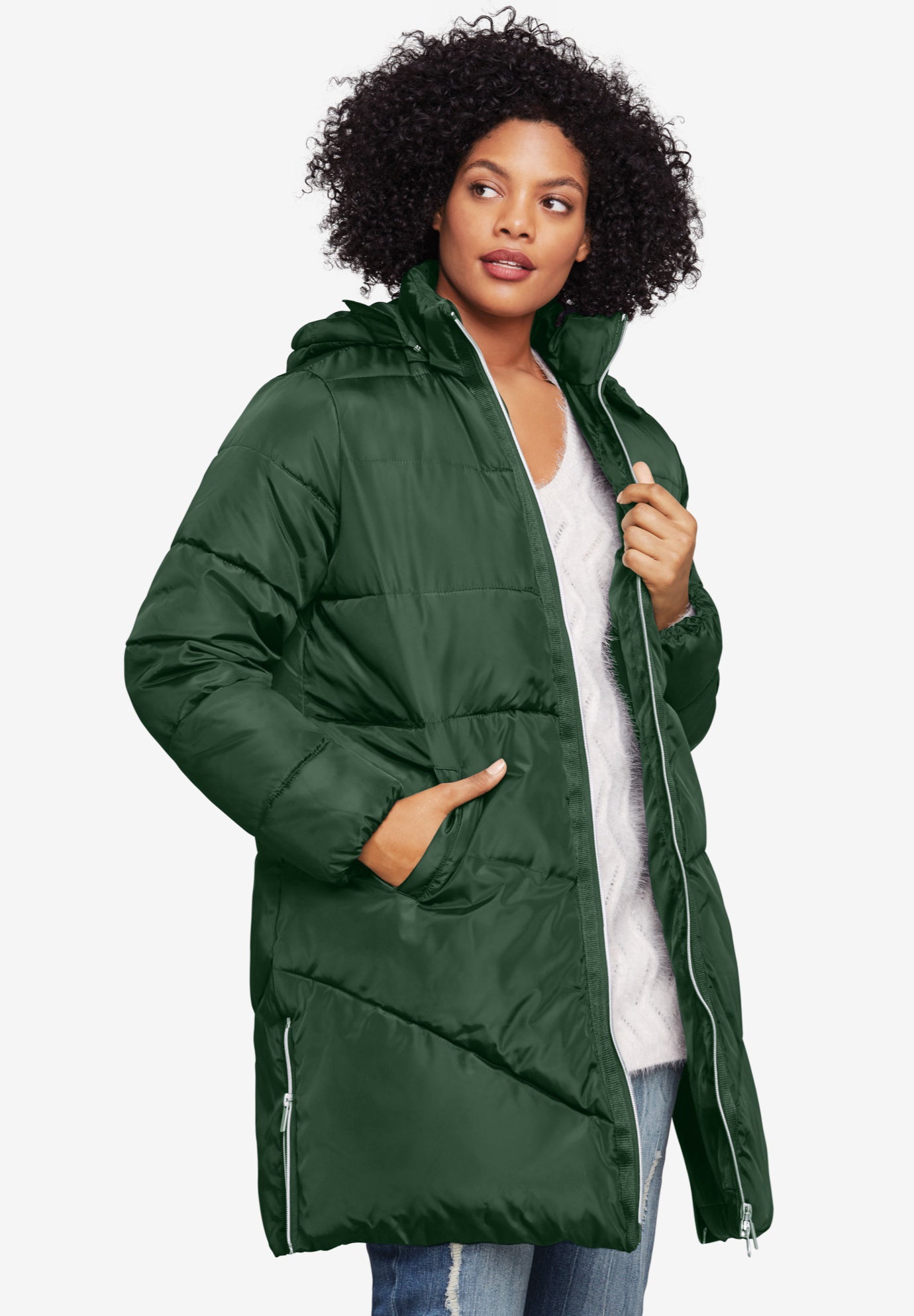 Long Puffer Coat image number 0