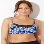 Loop Strap Mesh Bikini Top image number null