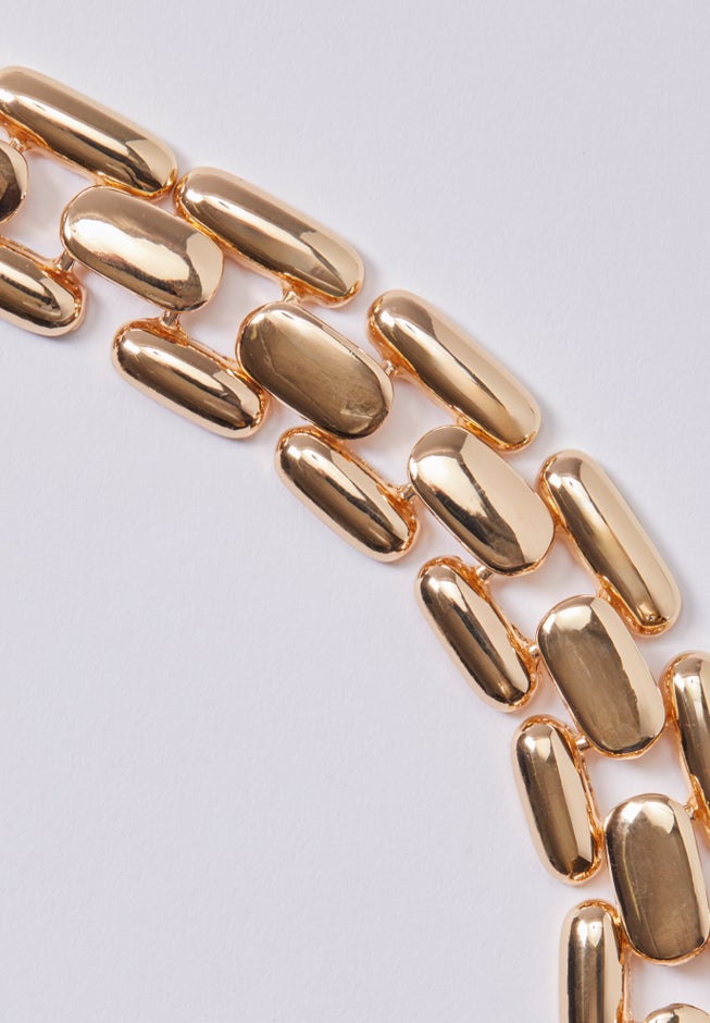 Woven Link Chain Necklace image number 3