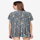 Stretch Jersey Knit V-Neck Oversized Tunic image number null