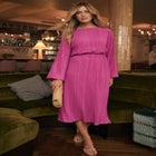 Plisse Boatneck Blouse image number 2