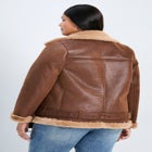 Belted Biker Jacket image number null