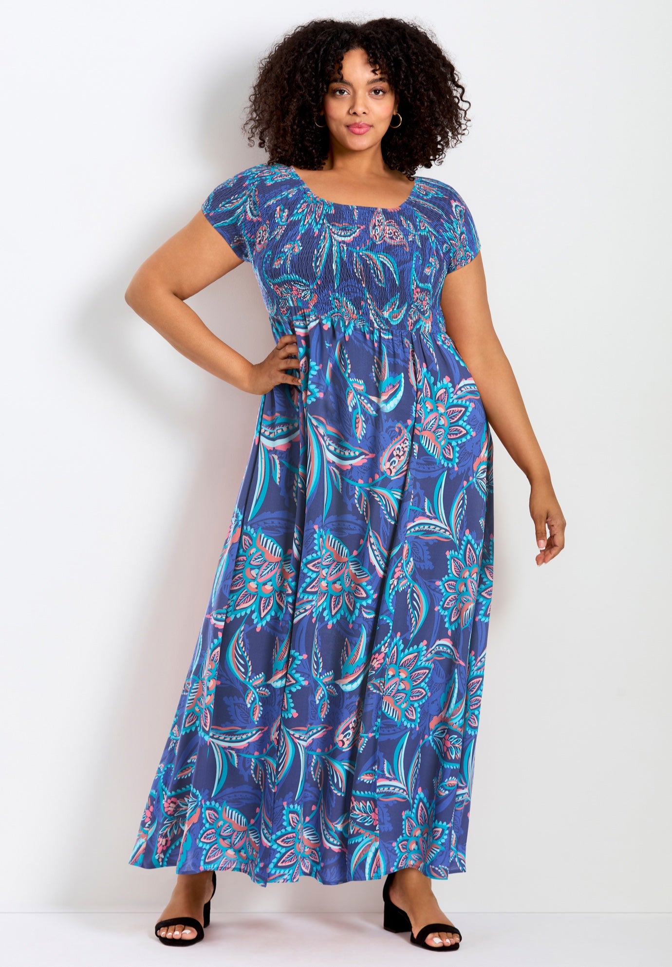 Raelynn Shirred Bodice Dress image number 0