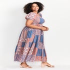 Sophia Shirred Bodice Maxi Dress image number null