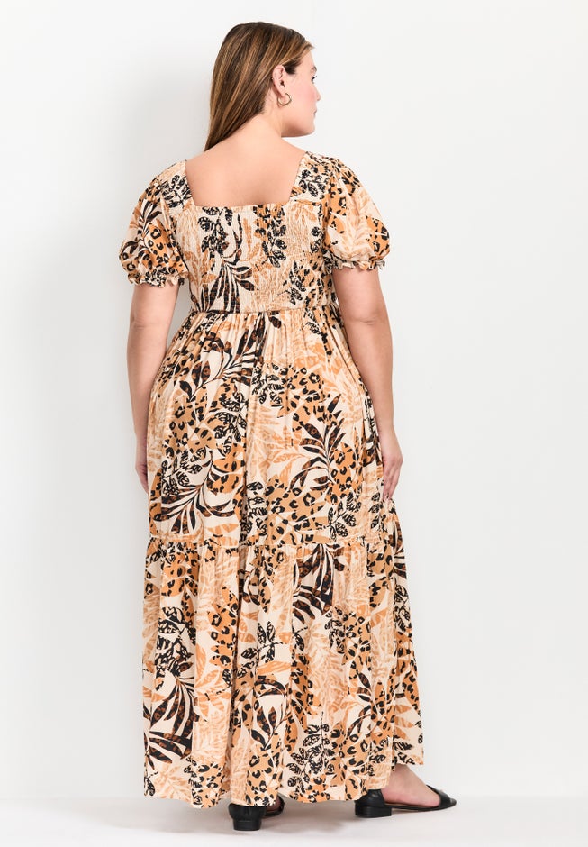 Sophia Shirred Bodice Maxi Dress image number 3