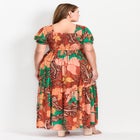 Sophia Shirred Bodice Maxi Dress image number null