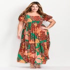 Sophia Shirred Bodice Maxi Dress image number null