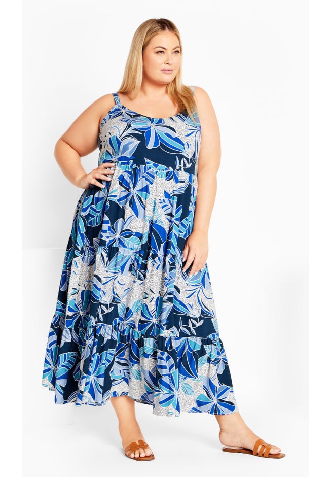 Oceana Print Dress image number 0
