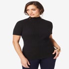 Rib Mockneck Sweater image number null