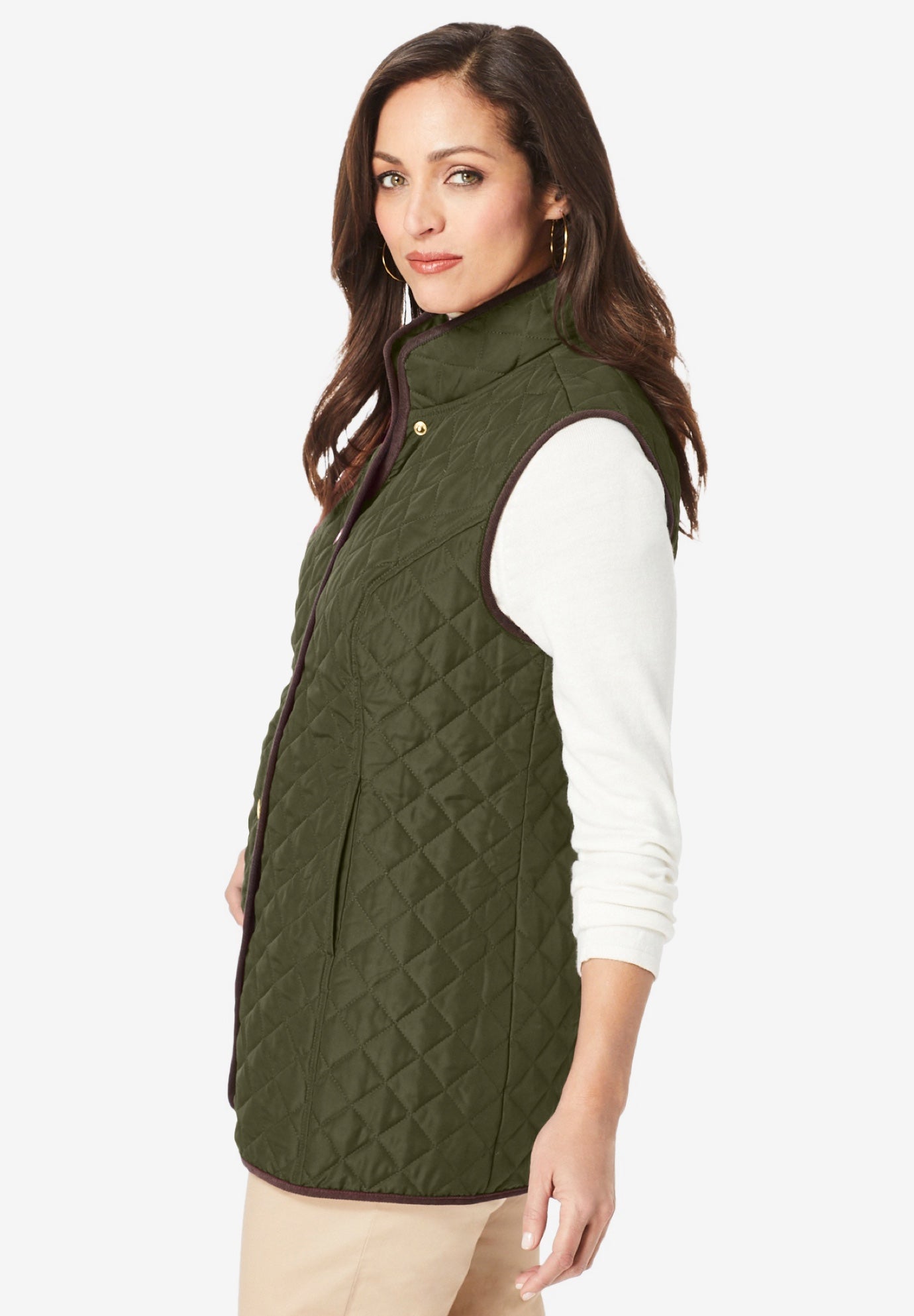 Quilted Stretch Vest main image 0