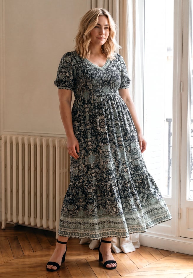 Eve Border Dress image number 1