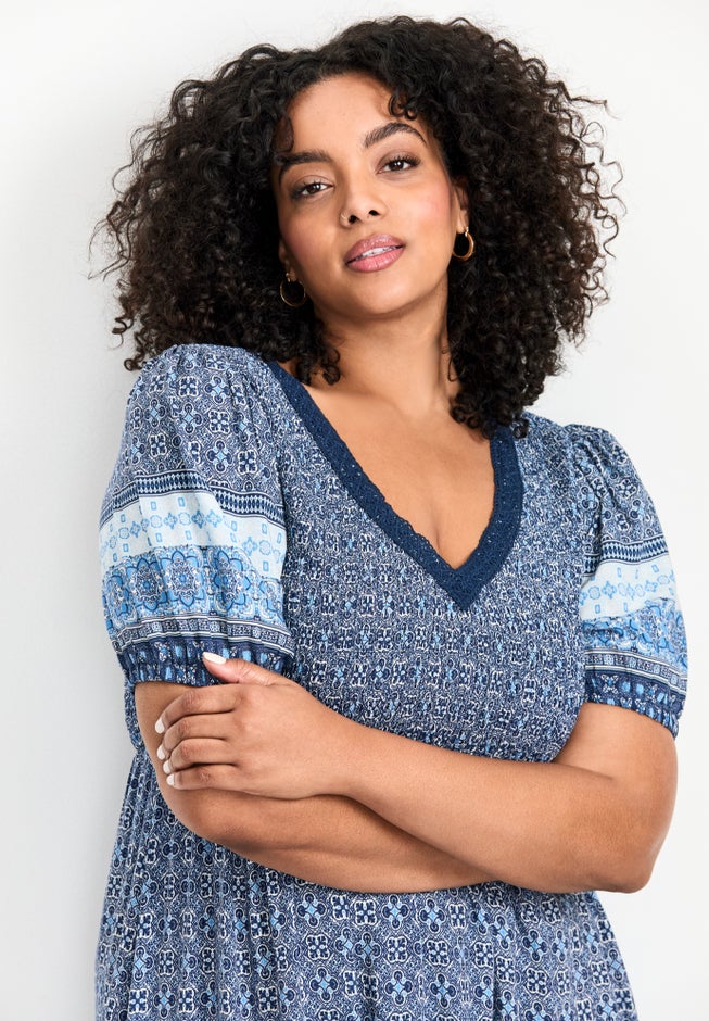 Eve Border Dress image number 5