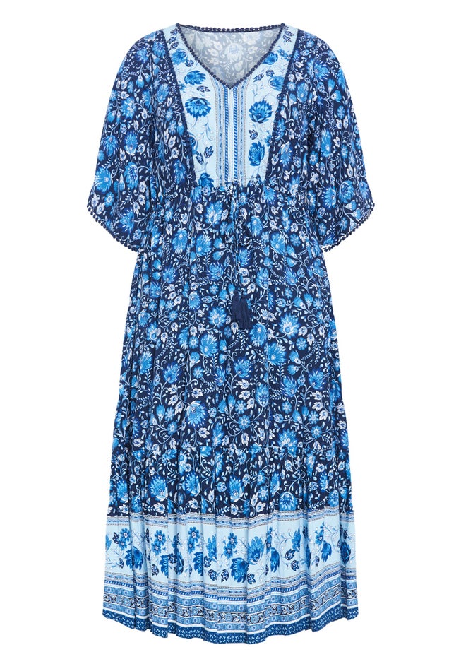 Utopia Border Print Dress image number 2