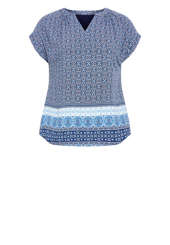 Kara Mixed Media Top image number 2