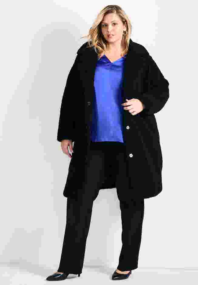 Teddy Longline Coat image number 0
