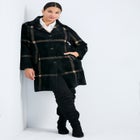 Gigi Check Sweater Coat image number null