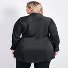 Goldi Satin Wrap Blouse image number null