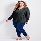 Marlene Tie Front Satin Blouse image number null