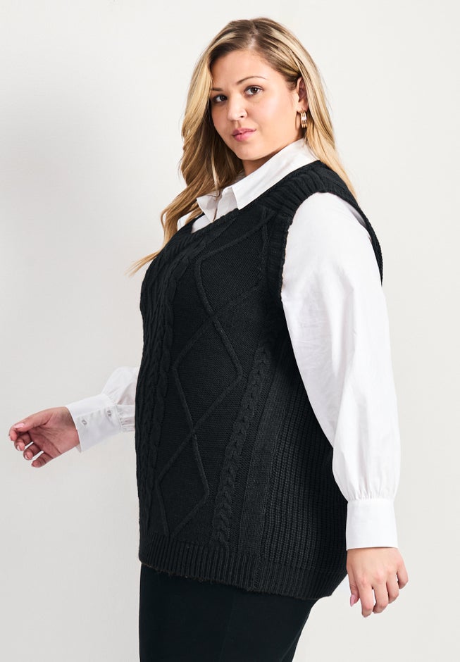 Veronica 2Fer Cable Vest image number 2