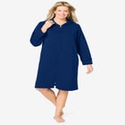 Short Hooded Sweatshirt Robe image number null