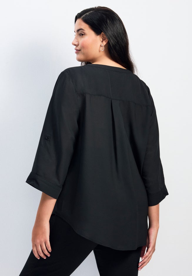 Madeline Tab Sleeve Blouse image number 2