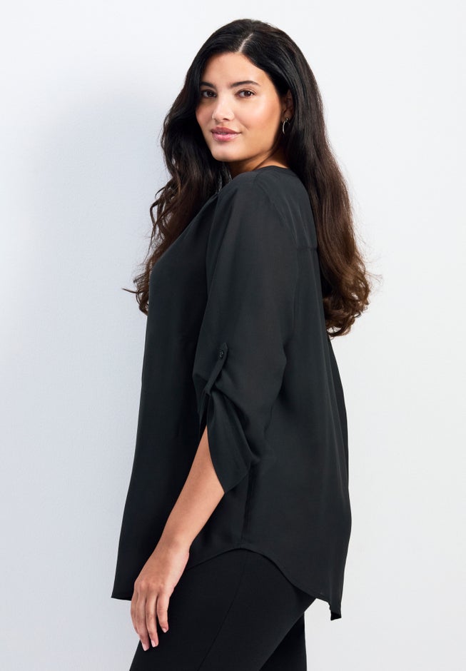 Madeline Tab Sleeve Blouse image number 1