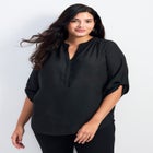 Madeline Tab Sleeve Blouse image number null