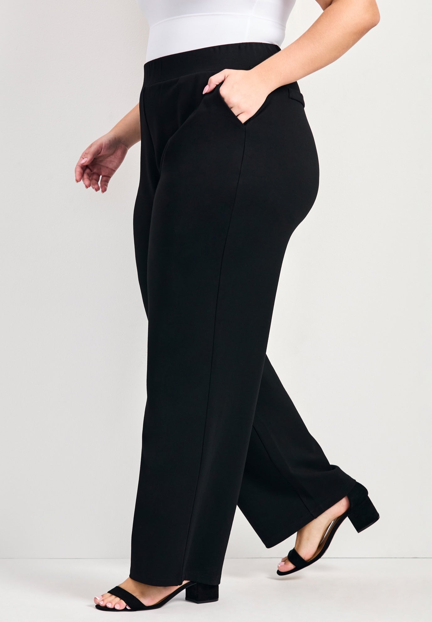 Zoe Ponte Straight Leg Pant image number 2