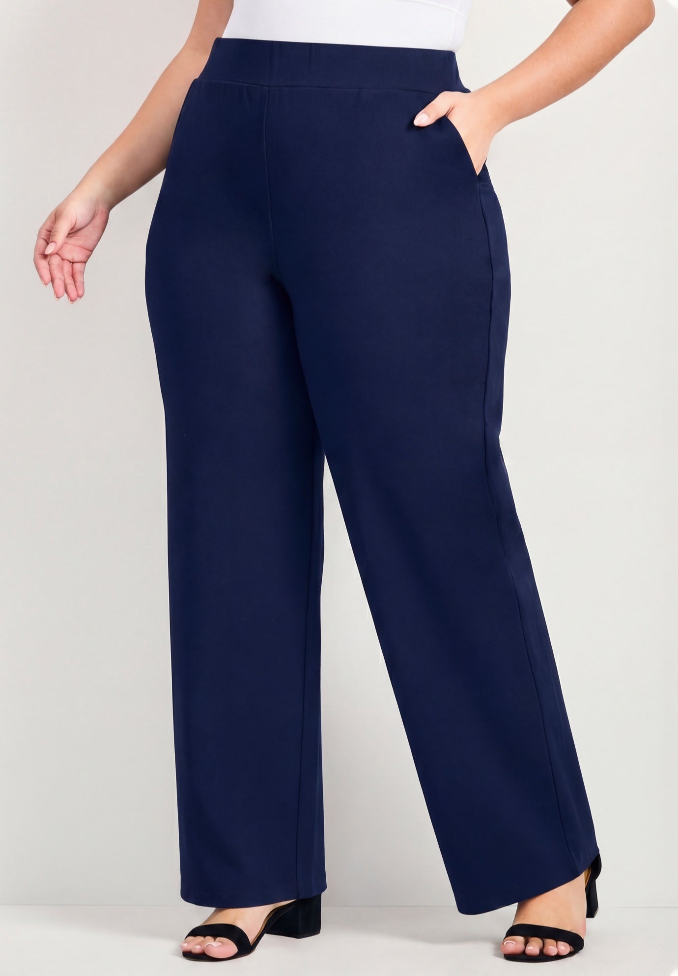 Zoe Ponte Straight Leg Pant image number 0