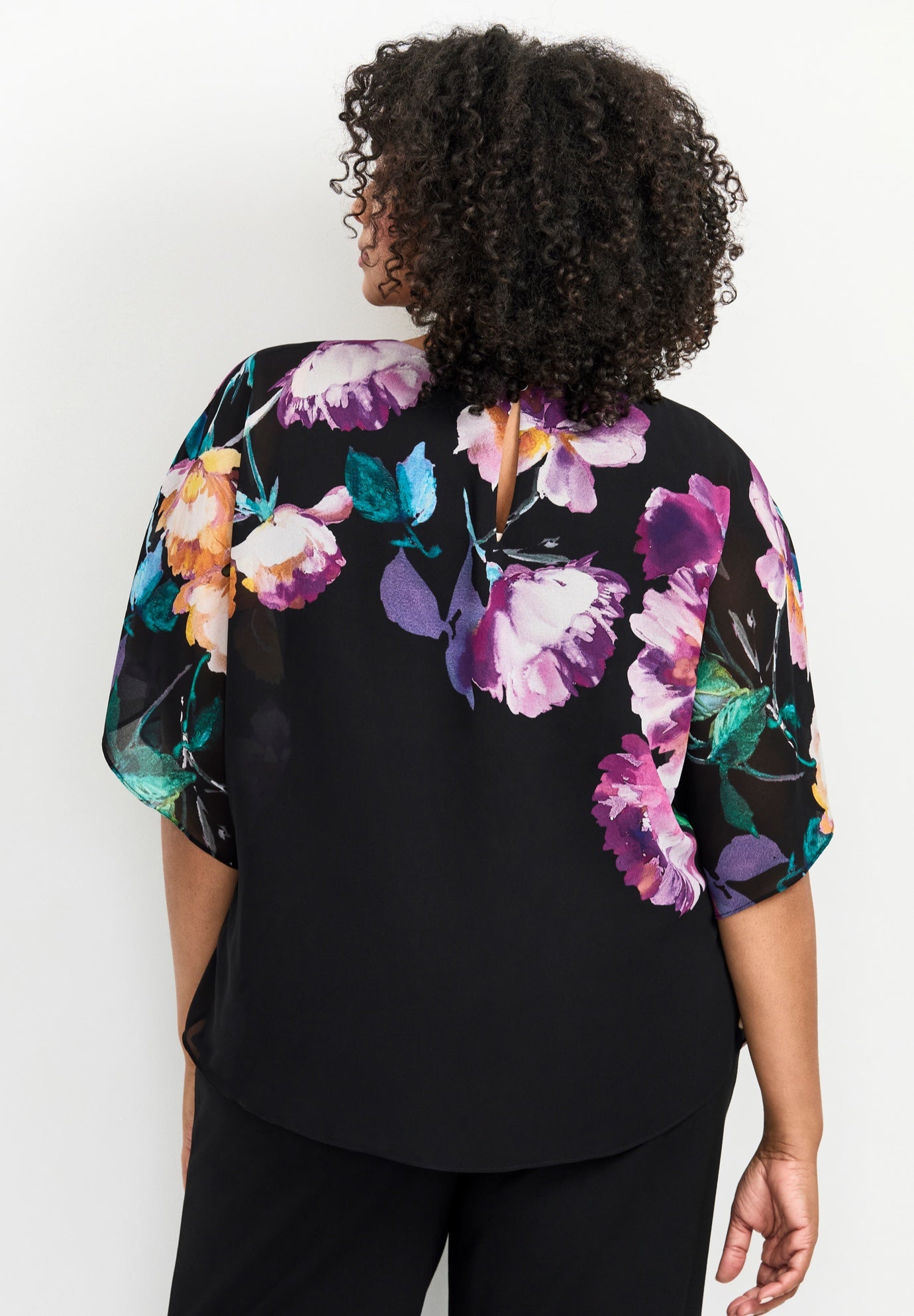 Love Story Overlay Blouse image number 2