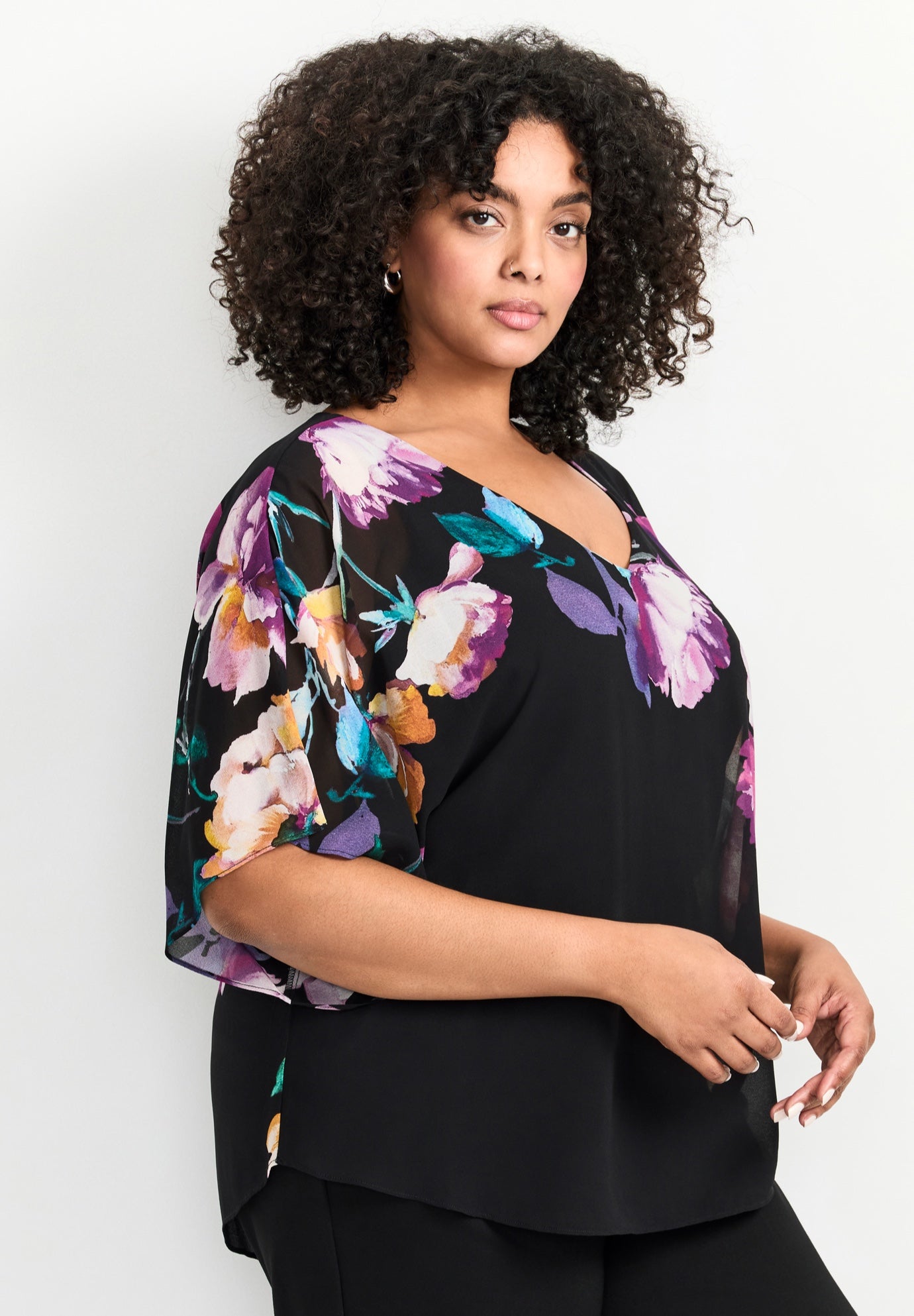 Love Story Overlay Blouse image number 3